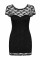 Мереживна міні-сукня Dressita black
