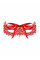 Червона ажурна маска A701