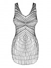 Пляжное платье-сетка D607 