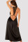 Атласна сукня з відкритою спиною Agatya  