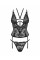 Корсет з мережевом та ремінцями Alessya corset  