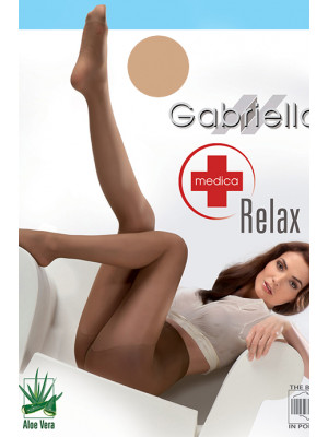 Колготки Gabriella Medica Relax 40 den противарикозні та антицелюлітні з ущільненими шортиками великі