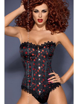 Комплект - Obsessive Cabernet corset великий