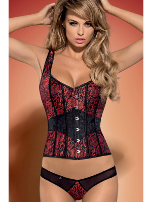 Сексуальний корсет з трояндами Corala corset