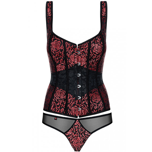 Сексуальний корсет з трояндами Corala corset
