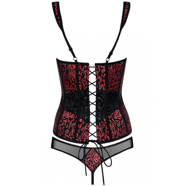 Сексуальний корсет з трояндами Corala corset