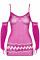 Ажурне плаття з рукавичками D214 pink