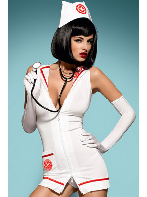 Еротичний костюм медсестри із стетоскопом Emergency