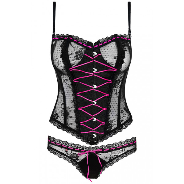 Комплект - Obsessive Melidia corset великий