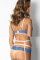 Комплект - Бюст, що піднімає груди (push-up) Kinga Blue Lady PU-368 та стрінги Blue