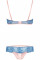 Комплект - Бюст, що піднімає груди (push-up) Kinga Blue Lady PU-368 та стрінги Blue