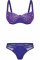 Комплект - Бюст з м'якою чашкою Kinga Blue Lagoon BC-366 та стрінги Blue