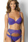Комплект - Бюст, що піднімає груди (push-up) Kinga Blue Lagoon PU-364 та стрінги Blue