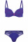 Комплект - Бюст, що піднімає груди (push-up) Kinga Blue Lagoon PU-364 та стрінги Blue