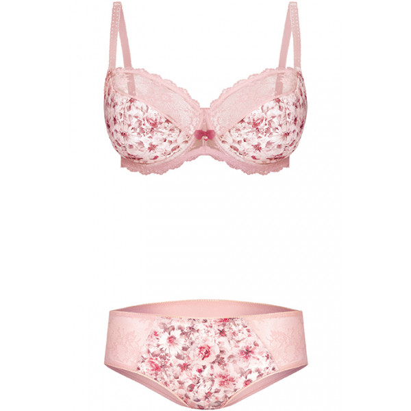 Комплект - Бюст напівм'який Kinga Cherry Blossom BC-359 та трусики Cherry