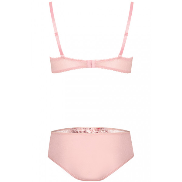 Комплект - Бюст, що піднімає груди (push-up) Kinga Cherry Blossom PU-357 та трусики Cherry