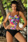 Злитий купальник з яскравим літнім забарвленням Blanca Marko