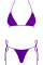 Фіолетовий роздільний купальник міні-бікіні Beverelle