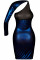 Блискуча спокуслива сукня Harlo Blue Dress
